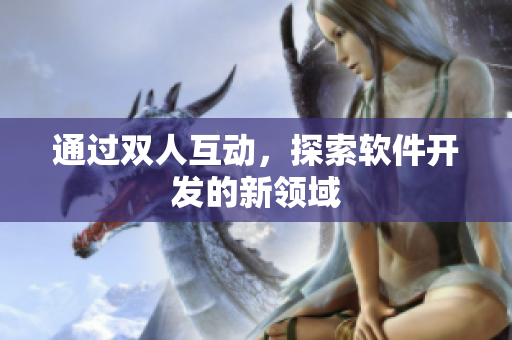 通过双人互动，探索软件开发的新领域