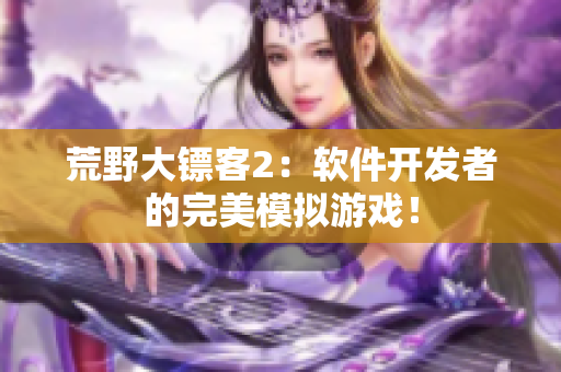 荒野大镖客2：软件开发者的完美模拟游戏！