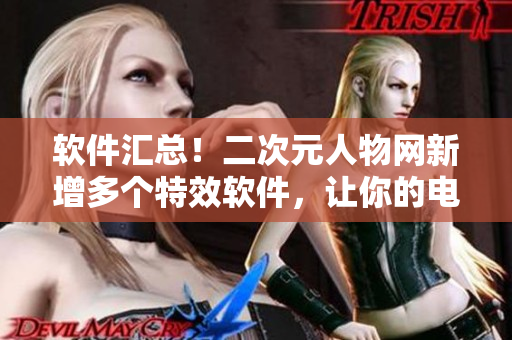 软件汇总！二次元人物网新增多个特效软件，让你的电脑画面更美丽