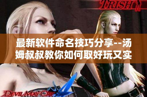 最新软件命名技巧分享--汤姆叔叔教你如何取好玩又实用的软件名！
