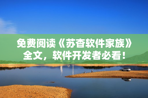 免费阅读《苏杳软件家族》全文，软件开发者必看！