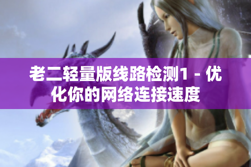 老二轻量版线路检测1 - 优化你的网络连接速度