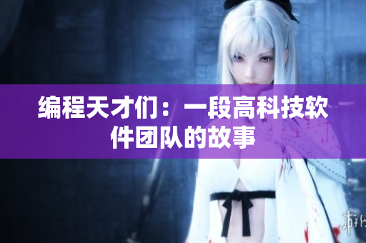 编程天才们：一段高科技软件团队的故事