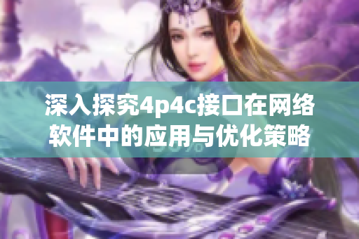 深入探究4p4c接口在网络软件中的应用与优化策略