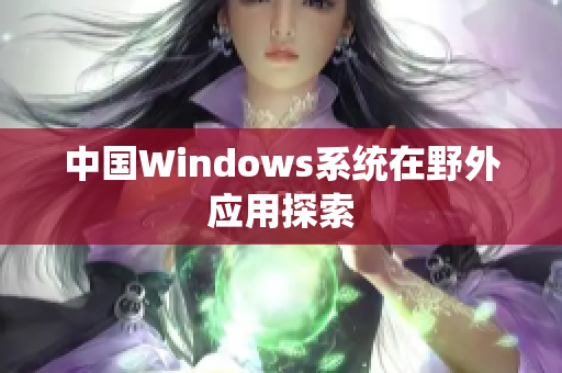 中国Windows系统在野外应用探索