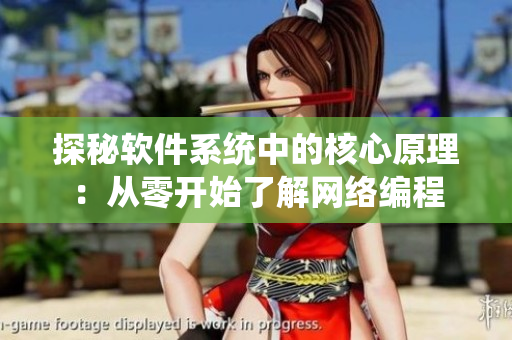 探秘软件系统中的核心原理：从零开始了解网络编程