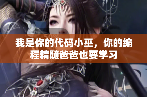 我是你的代码小巫，你的编程精髓爸爸也要学习