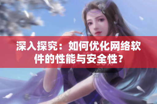 深入探究：如何优化网络软件的性能与安全性？