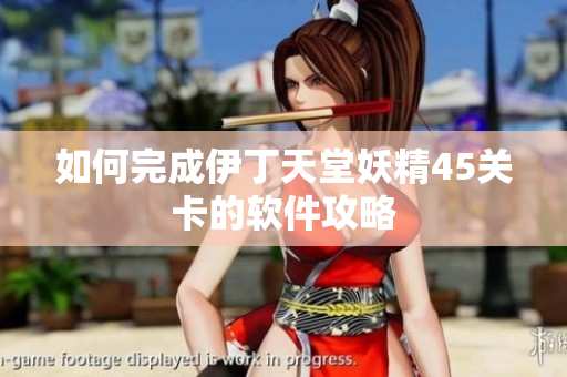 如何完成伊丁天堂妖精45关卡的软件攻略
