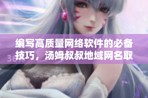编写高质量网络软件的必备技巧，汤姆叔叔地域网名取名方法揭秘