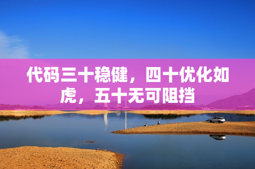代码三十稳健，四十优化如虎，五十无可阻挡