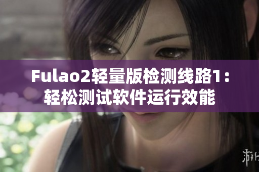 Fulao2轻量版检测线路1：轻松测试软件运行效能