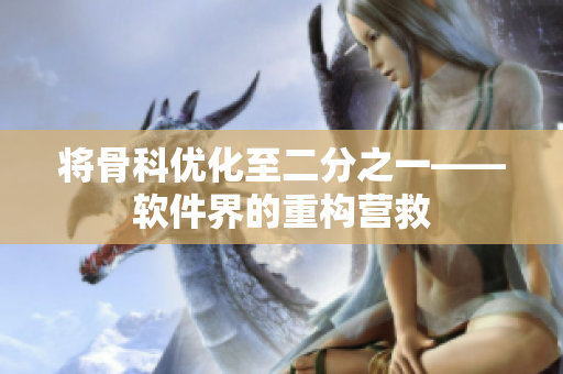 将骨科优化至二分之一——软件界的重构营救
