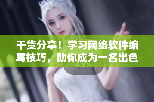 干货分享！学习网络软件编写技巧，助你成为一名出色程序员
