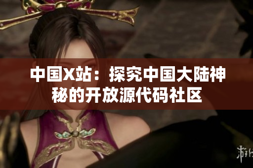 中国X站：探究中国大陆神秘的开放源代码社区