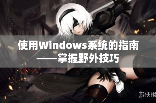 使用Windows系统的指南——掌握野外技巧