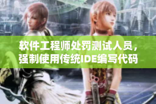 软件工程师处罚测试人员，强制使用传统IDE编写代码