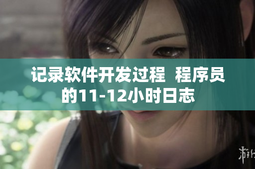 记录软件开发过程  程序员的11-12小时日志