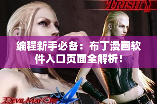 编程新手必备：布丁漫画软件入口页面全解析！