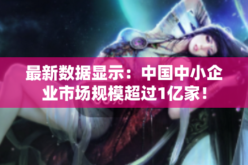 最新数据显示：中国中小企业市场规模超过1亿家！
