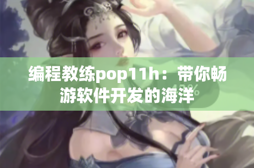 编程教练pop11h：带你畅游软件开发的海洋