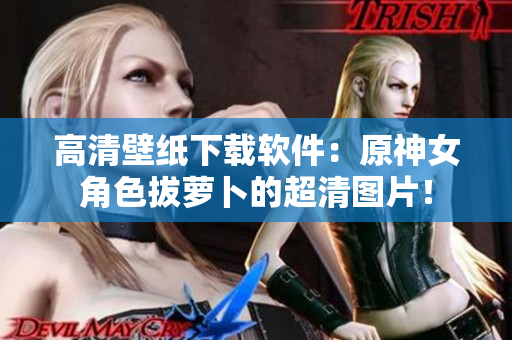 高清壁纸下载软件：原神女角色拔萝卜的超清图片！