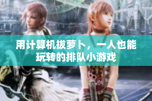 用计算机拔萝卜，一人也能玩转的排队小游戏