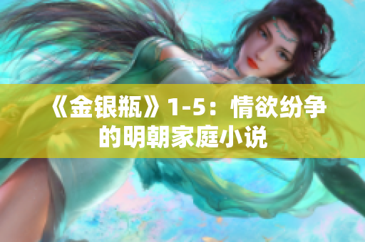 《金银瓶》1-5：情欲纷争的明朝家庭小说