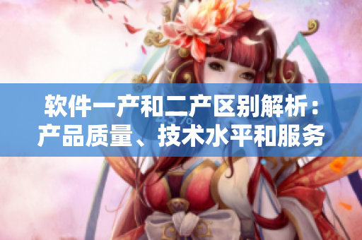 软件一产和二产区别解析：产品质量、技术水平和服务体验