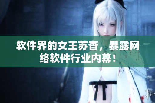 软件界的女王苏杳，暴露网络软件行业内幕！
