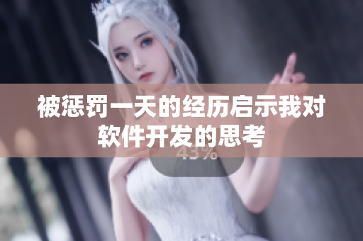 被惩罚一天的经历启示我对软件开发的思考