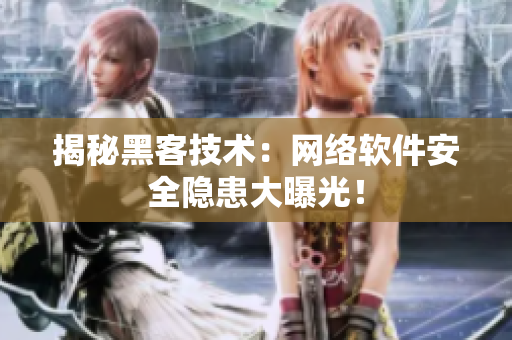 揭秘黑客技术：网络软件安全隐患大曝光！