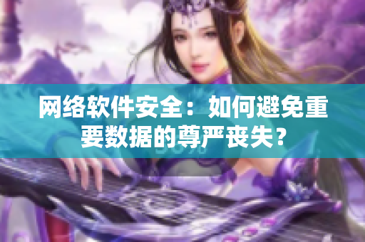 网络软件安全：如何避免重要数据的尊严丧失？
