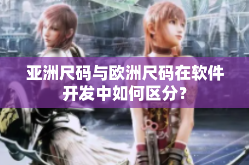 亚洲尺码与欧洲尺码在软件开发中如何区分？