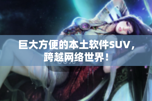 巨大方便的本土软件SUV，跨越网络世界！