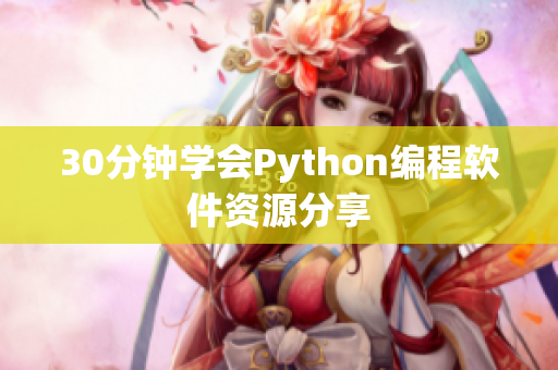 30分钟学会Python编程软件资源分享
