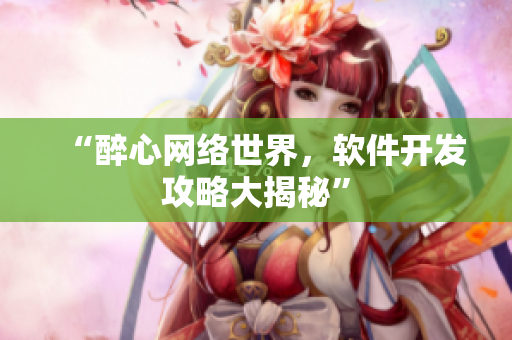 “醉心网络世界，软件开发攻略大揭秘”